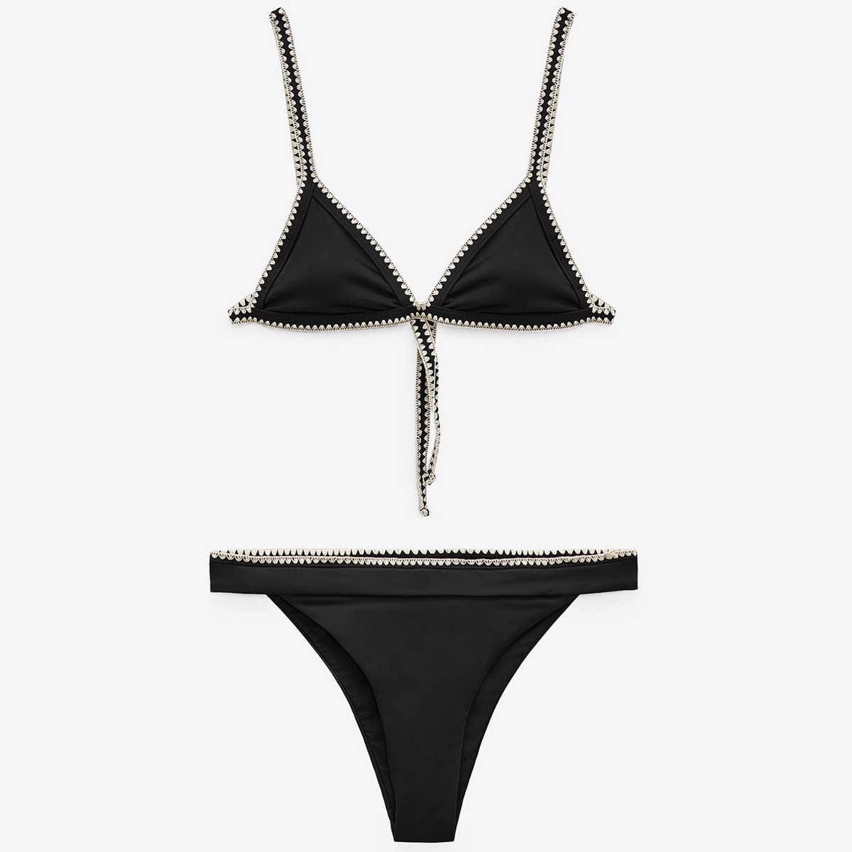 Zara Bikini Black White